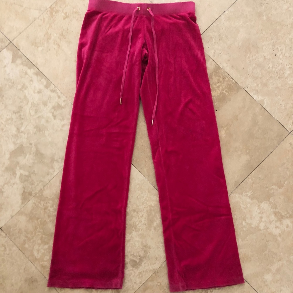 Juicy Couture hot pink sweatpants size small